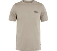 Fjällräven Men's Abisko Wool Logo Short Sleeve Light Fossil L