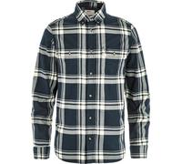 Fjällräven Men's Övik Lite Flannel Shirt Dark Navy-chalk White L