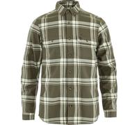 Fjällräven Men's Övik Lite Flannel Shirt Laurel Green-chalk White XXL