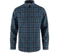 Fjällräven Men's Övik Travel Long Sleeved Shirt Indigo Blue-Dark Navy S