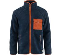 Fjällräven Men's Vardag Pile Fleece Navy-Autumn Leaf M