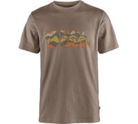 Fjällräven Multicolor Logo T-Shirt Herren Kurzarmshirt suede brown Größe 2XL Farbgruppe braun braun Herren 100% Baumwolle