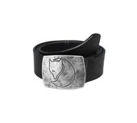 Fjaellraeven Ledergürtel Murena Silver Belt (95 CM | Schwarz)