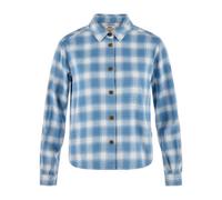 Fjällräven Övik Boxy Flannel Shirt Women M eggshell/dawn blue