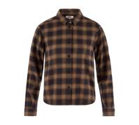 Fjällräven Övik Boxy Flannel Shirt Women XL black/wood brown
