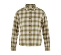 Fjällräven Övik Boxy Flannel Shirt Women XXS green/chalk white