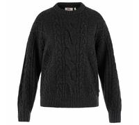 Fjällräven Övik Cable Knit Sweatshirt S Black