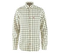 Fjällräven Övik Flannel Langarmhemd XL Chalk White / Laurel Green