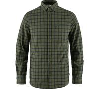 Fjällräven Övik Flannel Langarmhemd 2XL Laurel Green / Indigo Blue