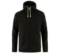 Fjall Raven - Warme Fleecejacke - Övik Fleece Hoodie M Black für Herren - Größe S - schwarz schwarz S