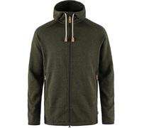 Fjallraven Herren Sweatshirt Övik Fleece Hoodie M, Deep Forest, M, 82252