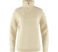 Fjällräven - Women's Övik Half Zip Knit - Wollpullover, Gr. XL, beige (ChalkWhite)