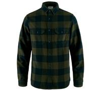 Fjällräven - Övik Heavy Flannel Shirt - Hemd, Gr. M, schwarz (DeepForest/DarkNavy)