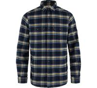 Fjällräven Herren Övik Heavy Flannel Hemd, Dark Navy/Buckwheat Brown, S