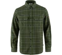 Fjällräven Övik Heavy Flannel Shirt Herren Flanellhemd deep forest-laurel green