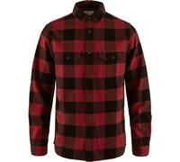 Fjällräven Herren Övik Heavy Flannel Shirt, Red/Black, M
