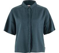 Fjällräven Damen Övik Hemp Camp Bluse (Größe L, blau)