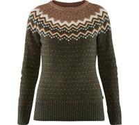 Fjällräven Övik Knit Damen Pullover (Dunkelgrün M)