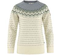 Fjaellraeven Oevik Knit Sweater Chalk White/Flint Grey M