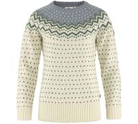 Fjaellraeven Oevik Knit Sweater Chalk White/Flint Grey XS