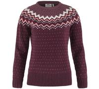 Fjällräven övik Knit Sweater W dark garnet (356) M