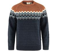 Fjaellraeven Oevik Knit Sweater Dark Navy/Terracotta Brown XL