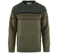 Fjaellraeven Oevik Knit Sweater Laurel Green/Deep Forest XS