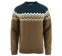 Fjällräven - Övik Knit Sweater - Pullover, Gr. S, braun (DarkOak/Navy)