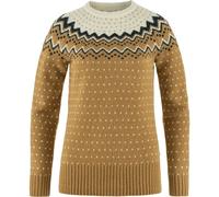 Fjällräven övik Knit Sweater W buckwheat brown-chalk white (232-113) XS