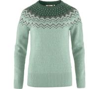 Fjällräven Övik Knit Damen Sweater Damen 674-679 Misty Green-Deep Patina L