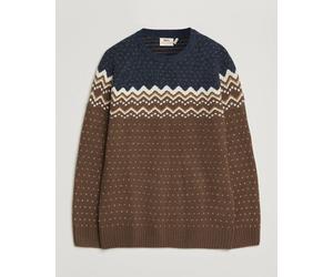 Fjällräven Övik Knit Wool Sweater Dark Oak Braun S