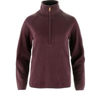 Fjällräven Övik Lite Half Zip Damen Pullover Lifestyle Hautfreundlich Merinowolle Größe XL rot