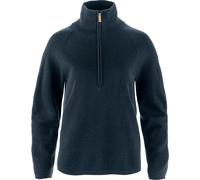 Fjällräven - Women's Övik Lite Half Zip - Wollpullover, Gr. M, blau (DarkNavy)