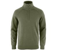 Fjällräven - Övik Lite Half Zip - Wollpullover, Gr. L, oliv (LaurelGreen)