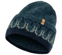 Mütze Fjäll Räven Övik Path Knit Beanie Strickmütze, dark navy-navy OS dark navy-navy