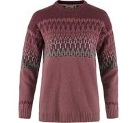 Fjällräven Strickpullover Övik Path Knit Damen Mesa Purple/Dark Garnet Größe S