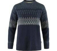 Fjällräven - Women's Övik Path Knit - Wollpullover, Gr. M, blau (DarkNavy/Navy)