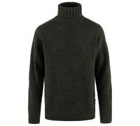 Fjällräven - Övik Roller Neck Sweater - Wollpullover, Gr. S, schwarz (DarkOlive)