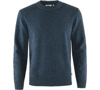 Fjällräven Övik Round-Neck Sweater Herren Pullover Strickpullover navy Größe M Farbgruppe navy navy Herren Hauptmaterial: 100% Wolle | Materialverstärkungen: 65% Polyester, 35% Baumwolle | Enthält nic
