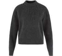 Fjällräven Övik Solid Jacquard Knit Damen Pullover grau Größe XS Lifestyle Schnell trocknend