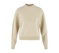 Fjällräven - Women's Övik Solid Jacquard Knit - Wollpullover, Gr. S, beige (LightBeige)