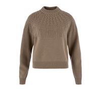 Fjällräven - Women's Övik Solid Jacquard Knit - Wollpullover, Gr. XL, braun (SuedeBrown)