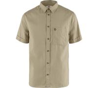 Fjällräven Övik Travel Shirt Kurzarm Herren Hellbraun L