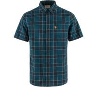 Fjällräven Övik Travel Herren Kurzarmhemd indigo blue navy M indigo blue navy M
