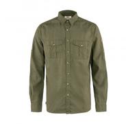 Fjällräven Herren Övik Travel LS Hemd, Green, XXL