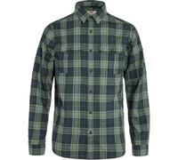 Fjällräven Övik Travel Langarmhemd XL Dark Navy / Patina Green
