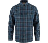 Fjällräven Övik Travel Langarmhemd L Indigo Blue / Dark Navy