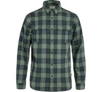 Fjallraven 87208-555-614 Övik Travel Shirt LS M Shirt Herren Dark Navy-Patina Green Größe XS