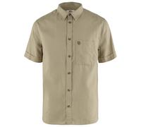 Fjällräven Övik Travel Shirt Kurzarm Herren Hellbraun L