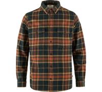 Fjällräven Herrenhemd Övik Twill Shirt 215-555 Autumn Leaf-Dark Navy XL